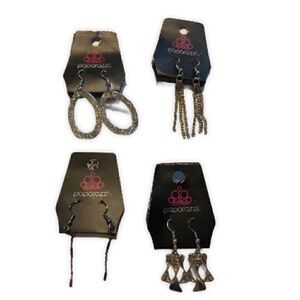 3/$15 4 pair new paparazzi earrings